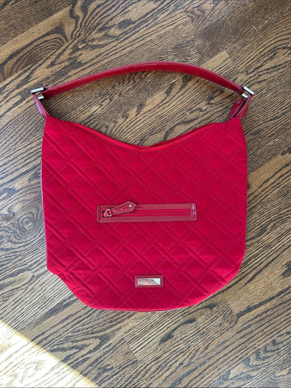 NWOT Vera Bradley Quilted Red Shoulder Bag - Stylish Everyday Purse